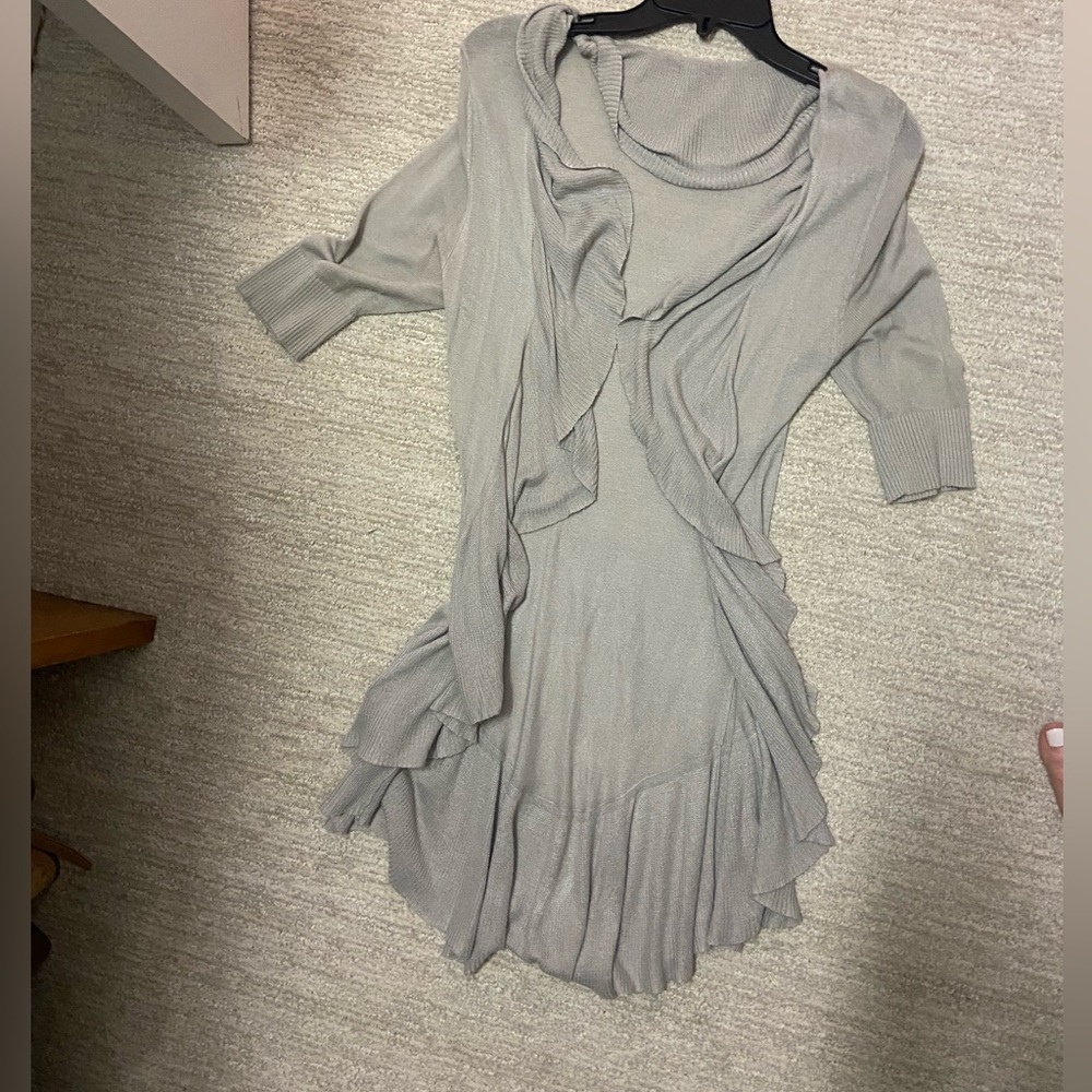 Ruffled sweater